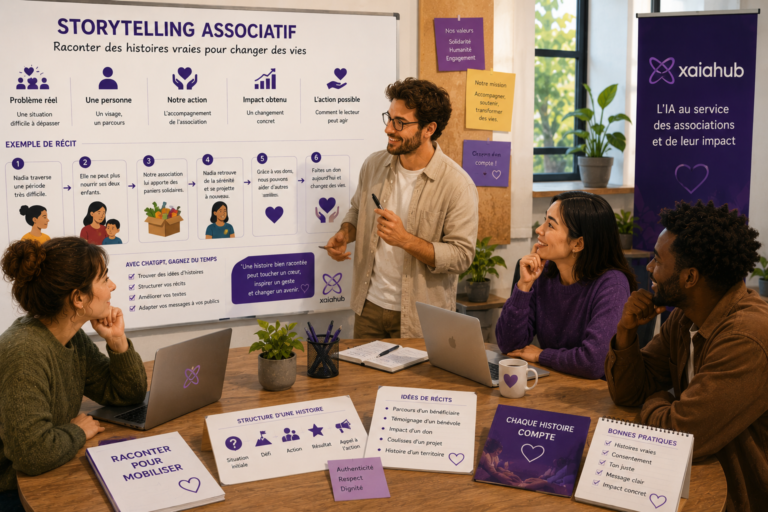 Storytelling associatif : raconter l’histoire de son association avec l’IA