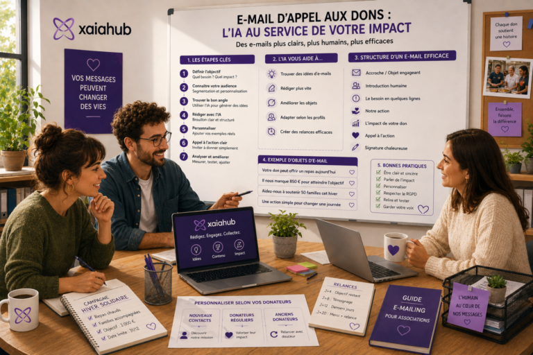 E-mail d’appel aux dons : comment l’IA peut améliorer vos campagnes