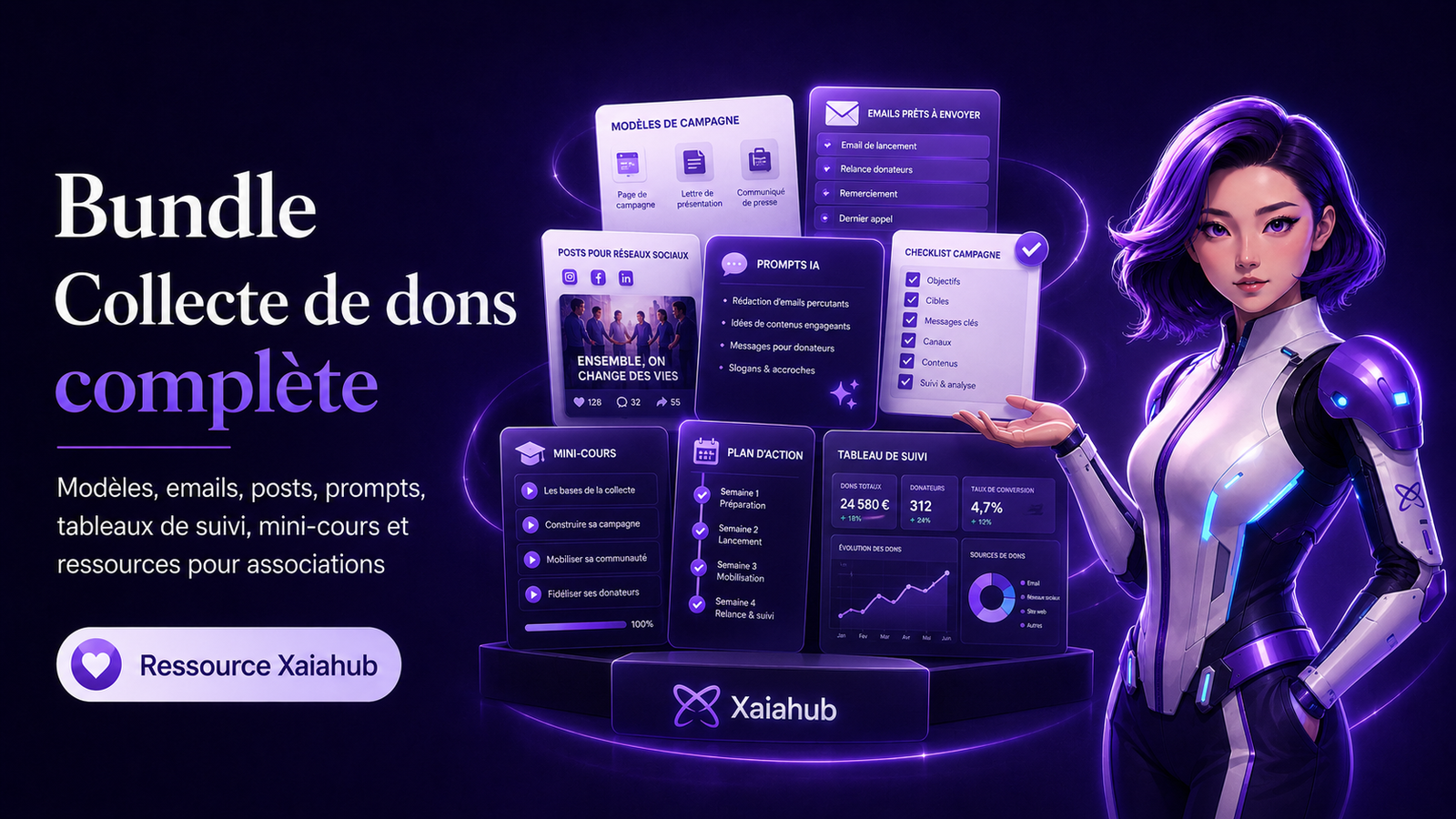Bundle collecte de dons complète