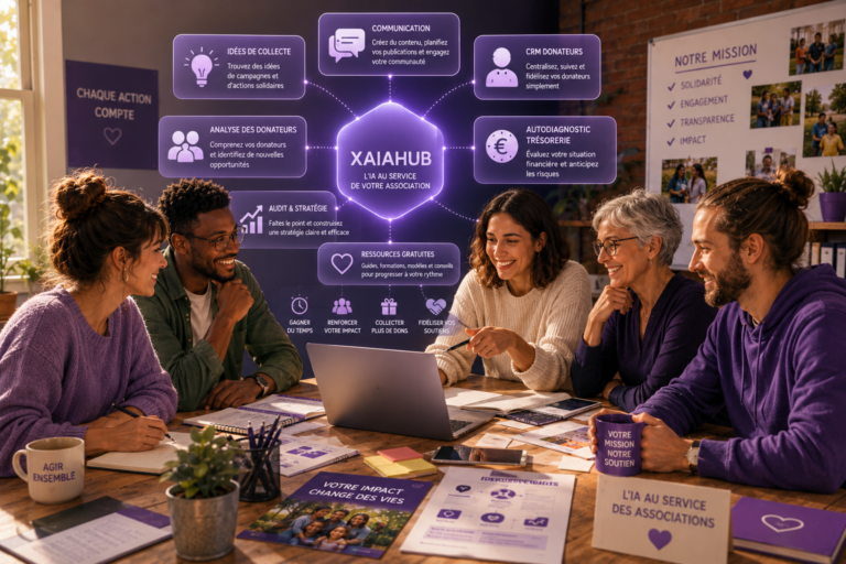 Xaiahub : la plateforme IA solidaire pour aider les associations à communiquer et collecter plus de dons